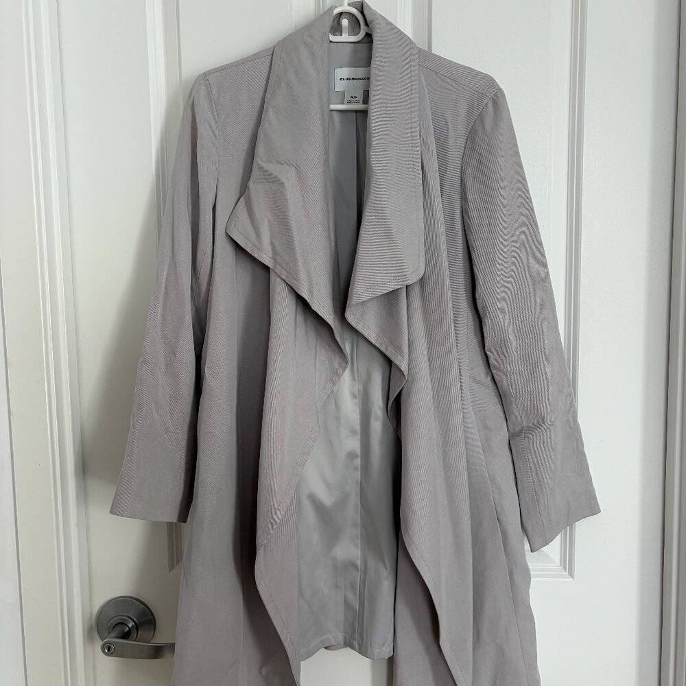 CLUB MONACO trench coat light grey